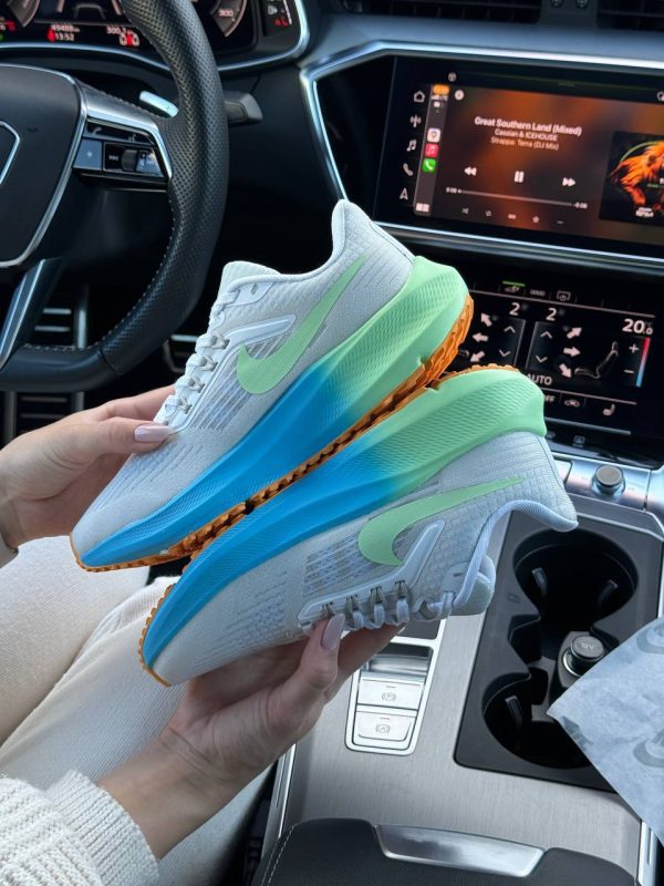 Nike Air Zoom Light Grey Blue Green - Зображення 5