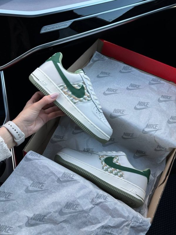 Nike Air Force 1 Light Grey Green - Зображення 2
