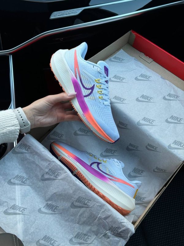 Nike Air Zoom White Purple Orange - Зображення 2