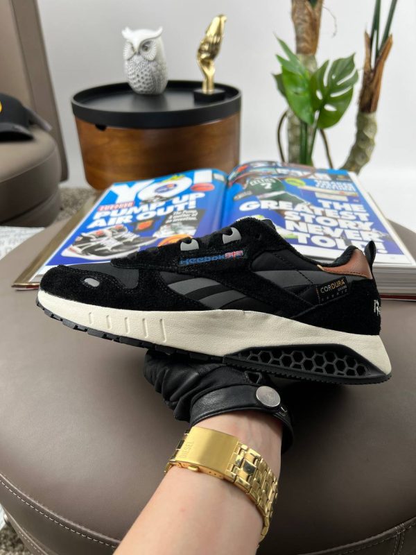 Reebok Classic Leather Hexalite Black Grey Beige - Зображення 9