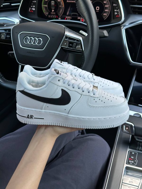 Nike Air Force 1 Winter All White Black - Зображення 6