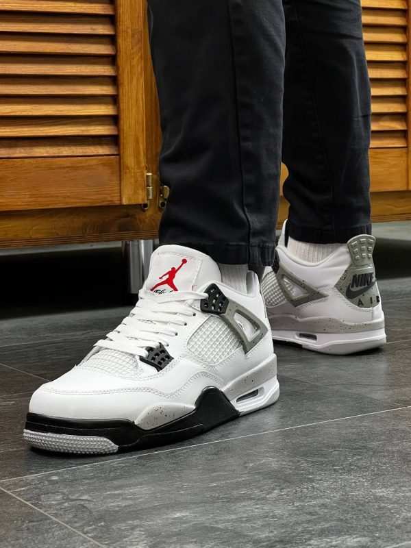Nike Air Jordan 4 Retro White Cement - Зображення 8