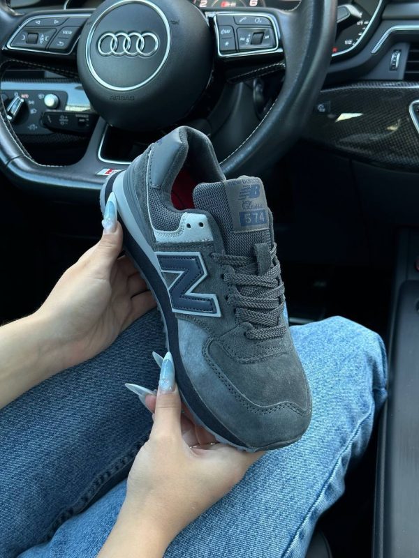 New Balance 574 Premium Dark Gray Navy - Зображення 9