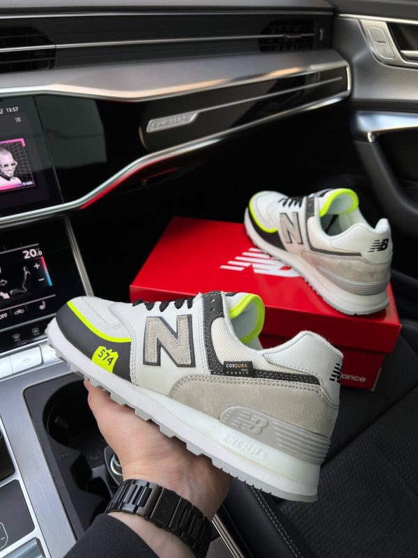 New Balance 574 TP2 White Yellow Neon - Зображення 6
