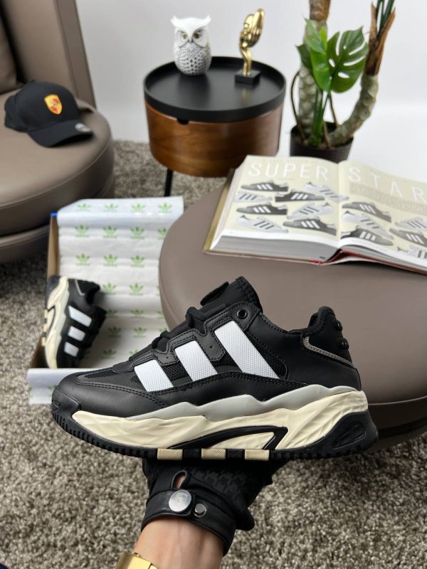 Adidas Originals Niteball M Black White Leather - Зображення 4