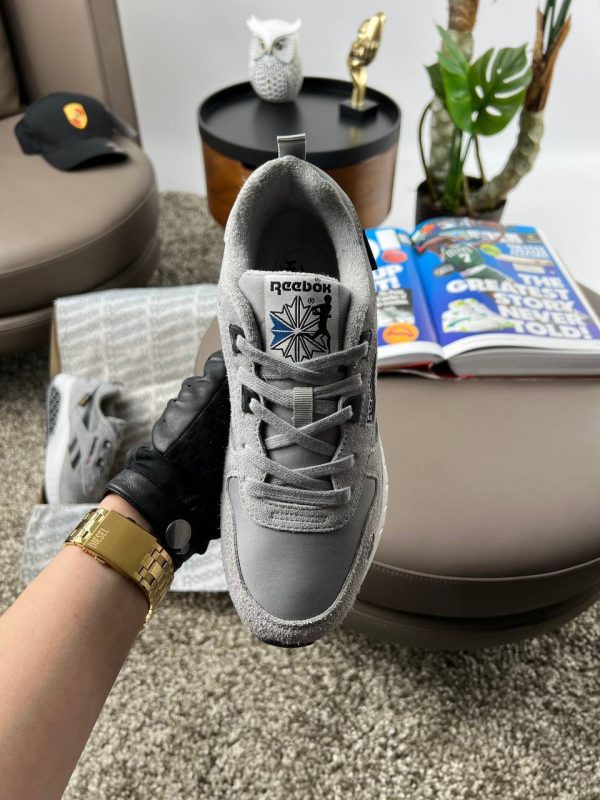 Reebok Classic Leather Hexalite Grey Black White - Зображення 5