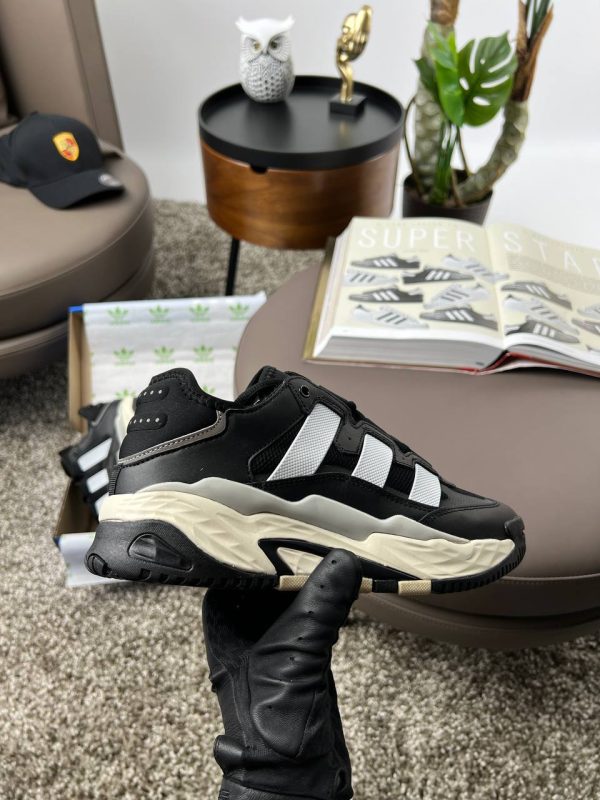 Adidas Originals Niteball M Black White Leather - Зображення 3