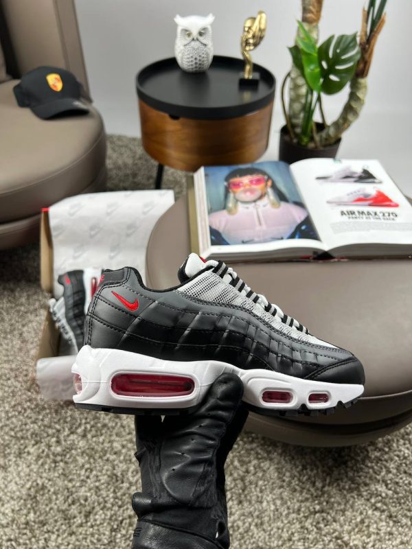 Nike Air Max 95 Black Grey White 37 - Зображення 3