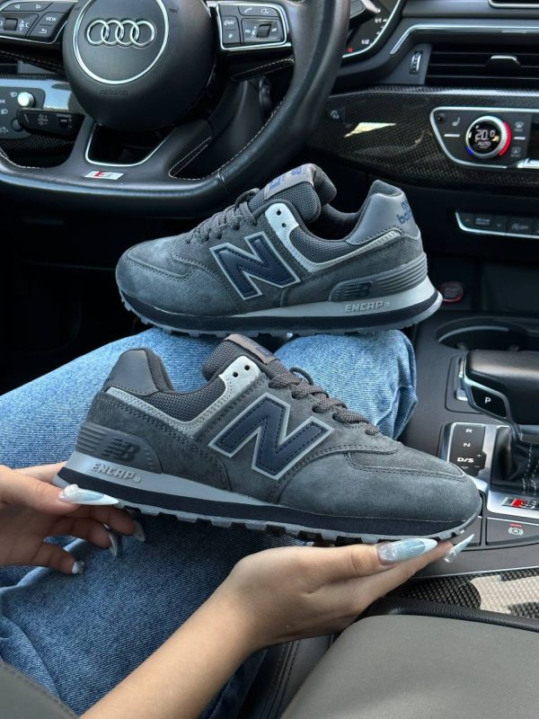 New Balance 574 Premium Dark Gray Navy - Зображення 2