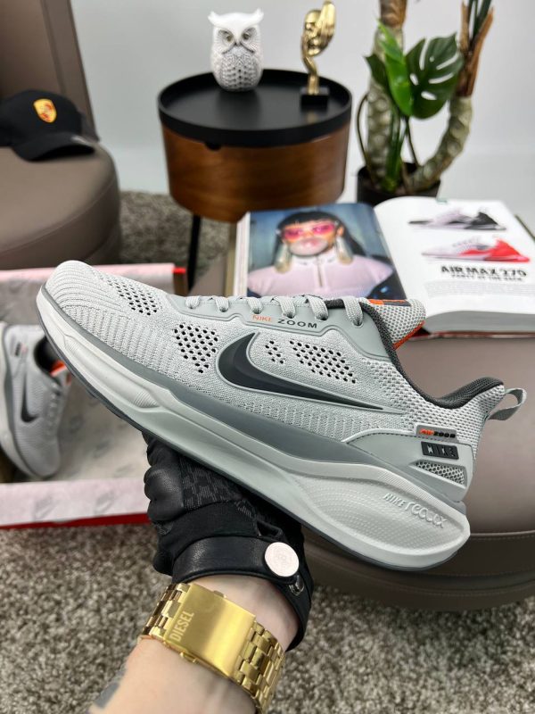 Nike Air Zoom x React Light Grey Orange - Зображення 8
