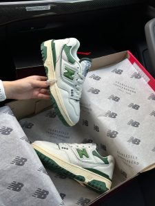 New Balance 550 Green White Summer