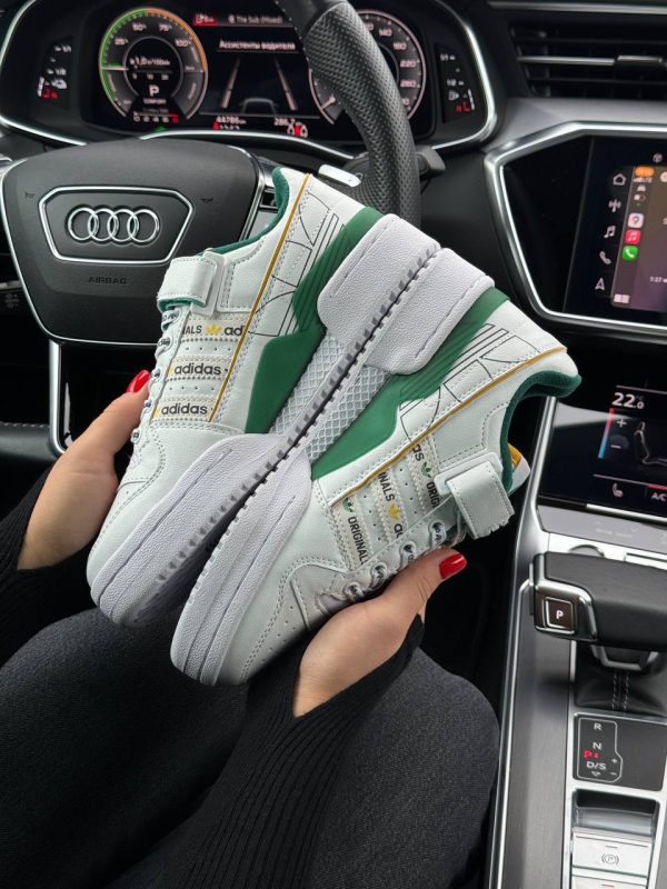 Adidas Originals Forum 84 Low New White Green Yellow - Зображення 4