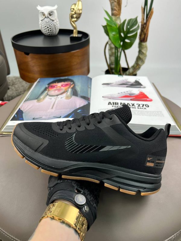 Nike Zoom Structure 17x All Black Orange - Зображення 9