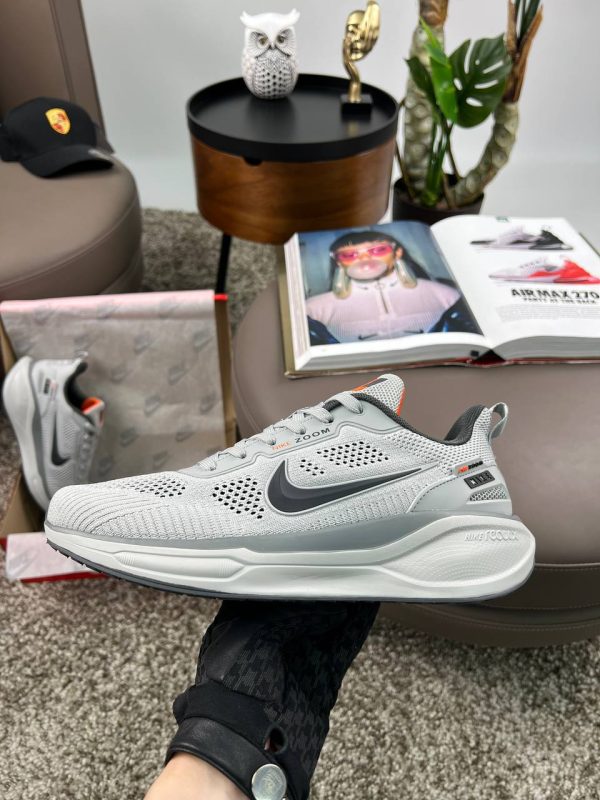 Nike Air Zoom x React Light Grey Orange - Зображення 4