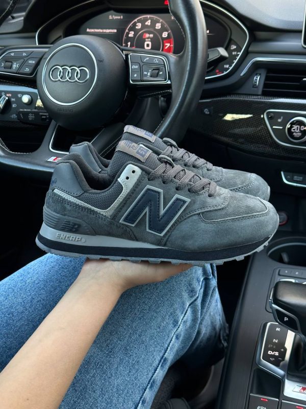 New Balance 574 Premium Dark Gray Navy - Зображення 6
