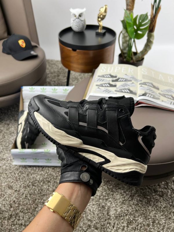 Adidas Originals Niteball M Black Beige Leather - Зображення 8