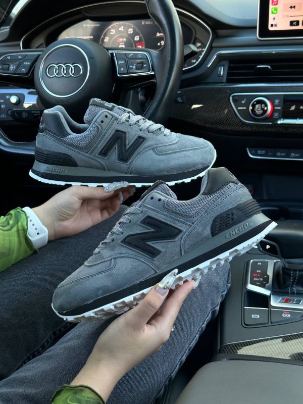New Balance 574 Premium Gray Black - Зображення 6