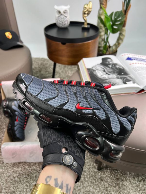 Nike Air Max Plus New Black Grey Red - Зображення 8