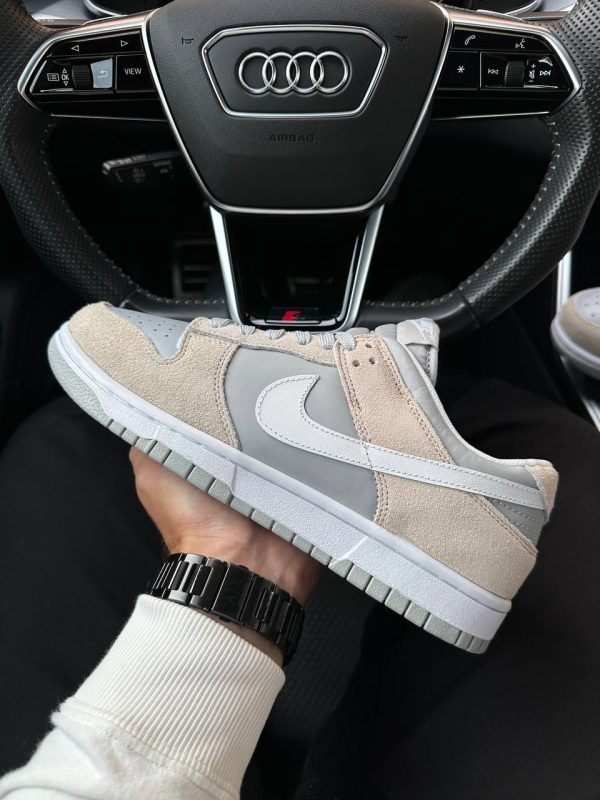 Nike SB Dunk Low Beige Grey White - Зображення 9