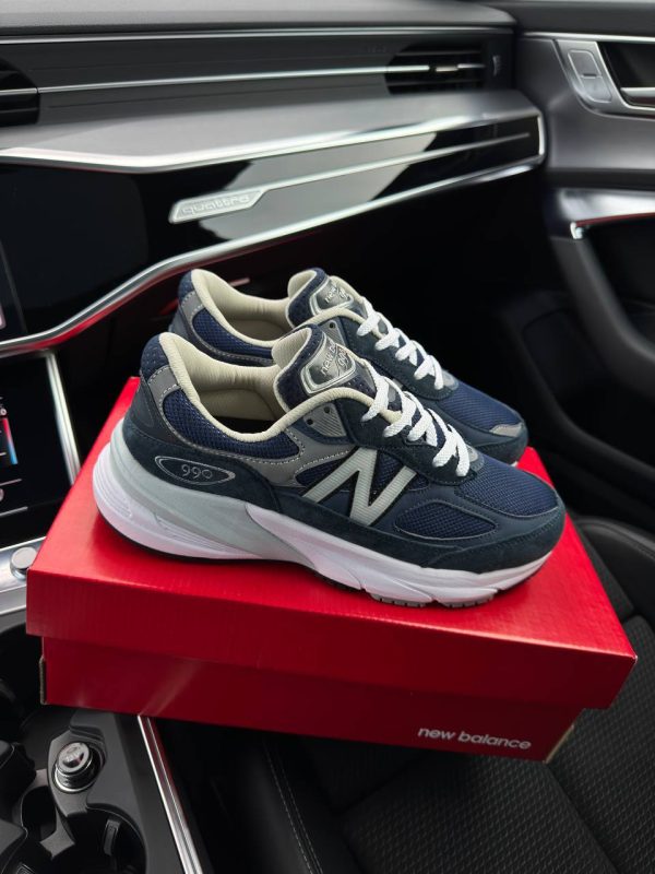 New Balance 990V6 Navy White - Зображення 3