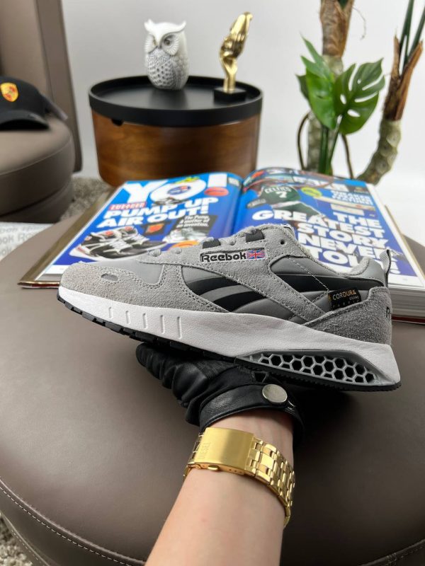 Reebok Classic Leather Hexalite Grey Black White - Зображення 9