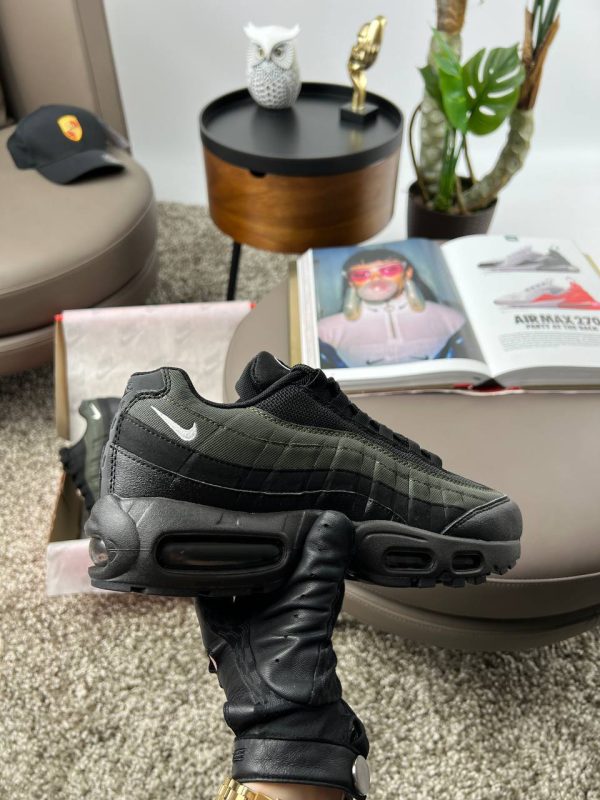 Nike Air Max 95 Black Khaki White - Зображення 3