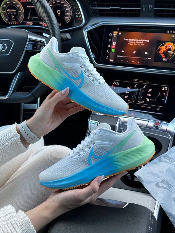 Nike Air Zoom Light Grey Blue Green - Зображення 4