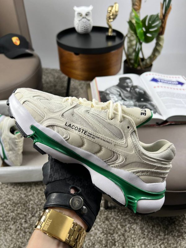 Lacoste L003 2K24 Beige White Green - Зображення 8