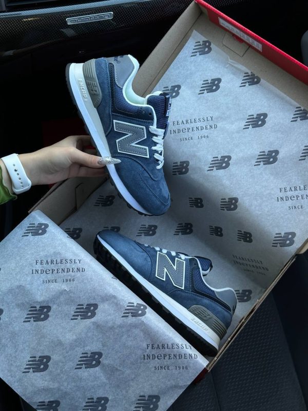 New Balance 574 Premium Blue Reflective - Зображення 2