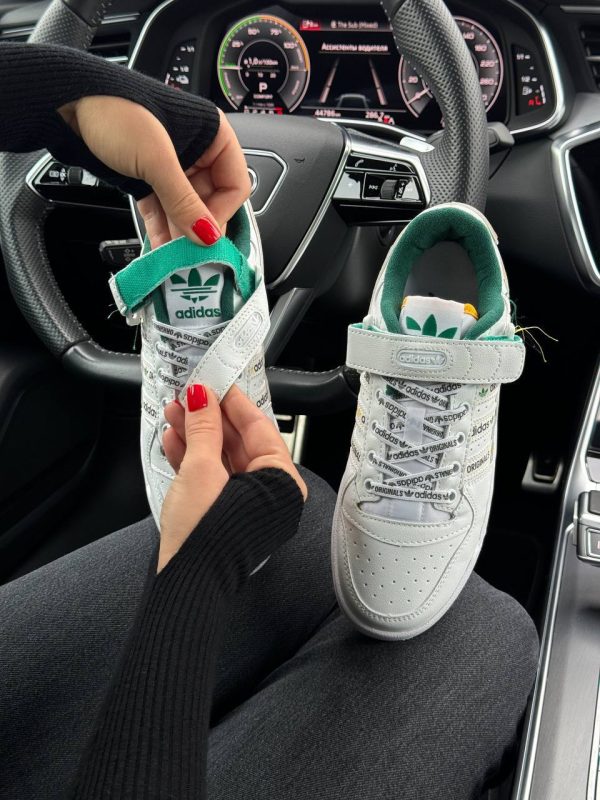 Adidas Originals Forum 84 Low New White Green Yellow - Зображення 2