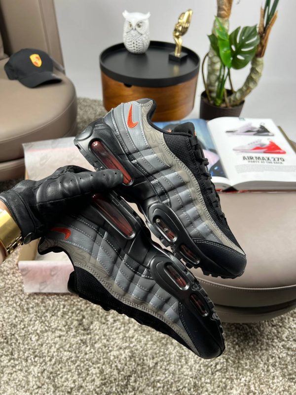 Nike M Air Max 95 PRM Black Grey Orange 41