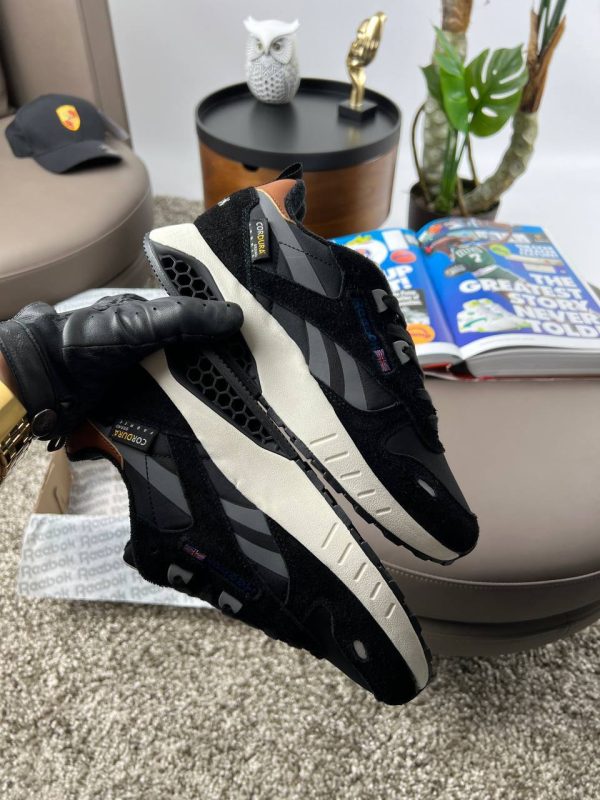 Reebok Classic Leather Hexalite Black Grey Beige