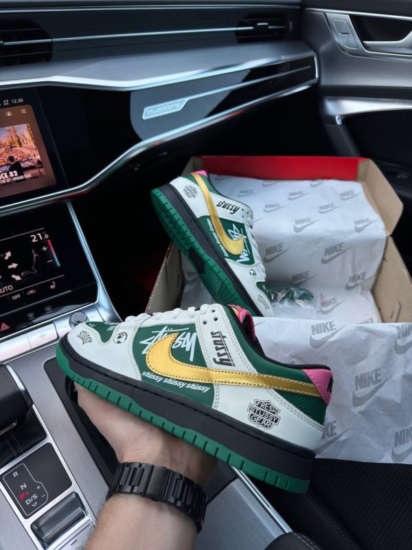 Nike SB Dunk Low x Stussy 572 Green Beige - Зображення 2