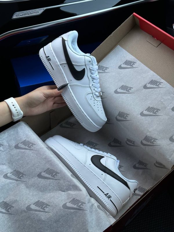 Nike Air Force 1 Winter All White Black - Зображення 2