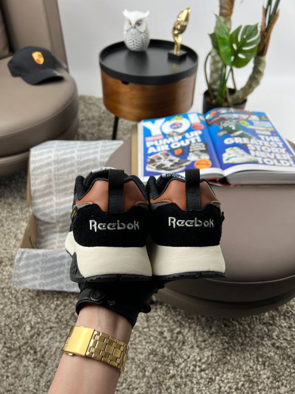 Reebok Classic Leather Hexalite Black Grey Beige - Зображення 2
