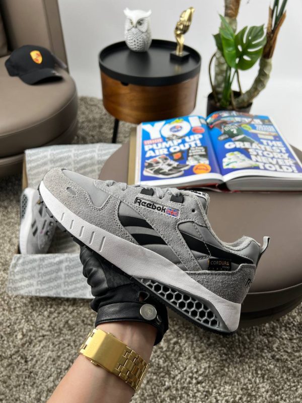 Reebok Classic Leather Hexalite Grey Black White - Зображення 8