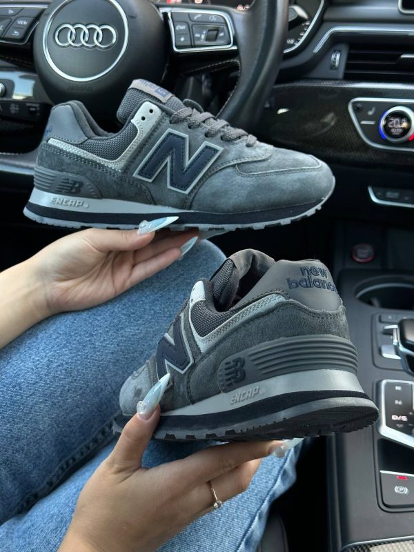 New Balance 574 Premium Dark Gray Navy - Зображення 3