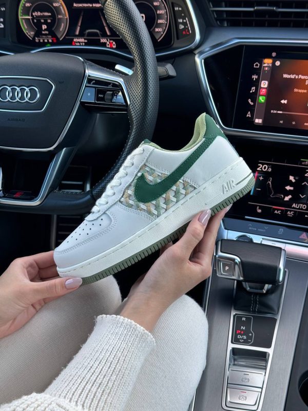 Nike Air Force 1 Light Grey Green - Зображення 9