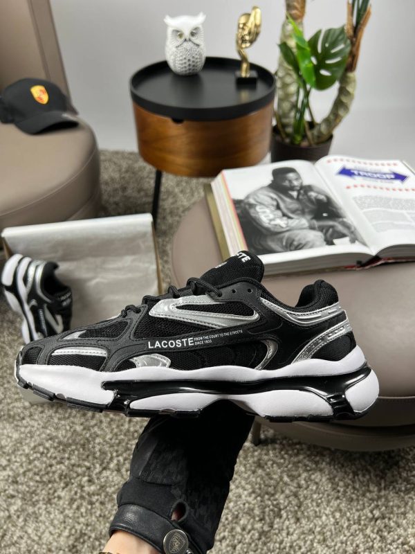 Lacoste L003 2K24 Black Silver White - Зображення 4