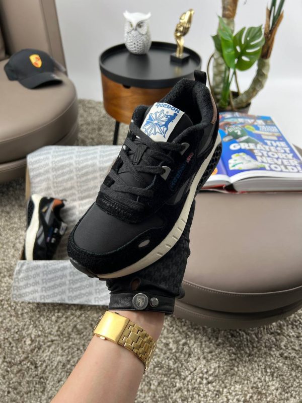 Reebok Classic Leather Hexalite Black Grey Beige - Зображення 7
