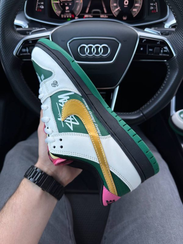 Nike SB Dunk Low x Stussy 572 Green Beige - Зображення 7