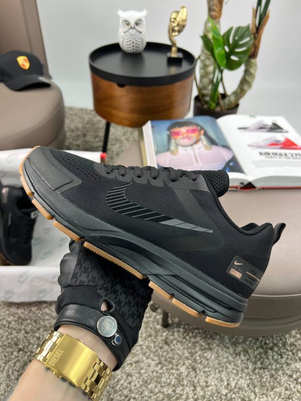 Nike Zoom Structure 17x All Black Orange - Зображення 3