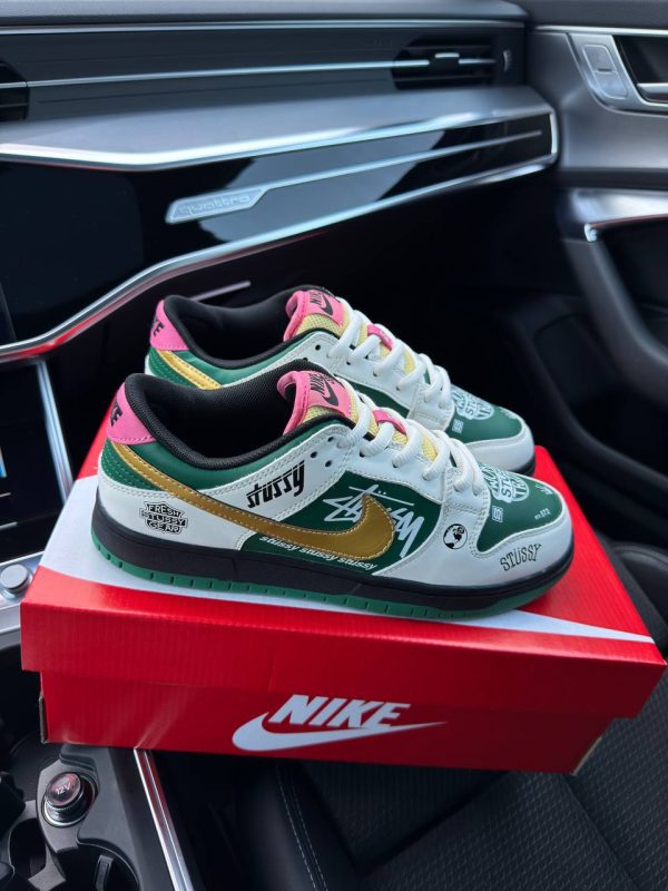 Nike SB Dunk Low x Stussy 572 Green Beige - Зображення 3