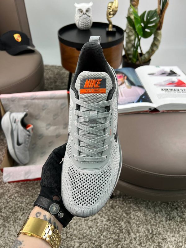 Nike Air Zoom x React Light Grey Orange - Зображення 5