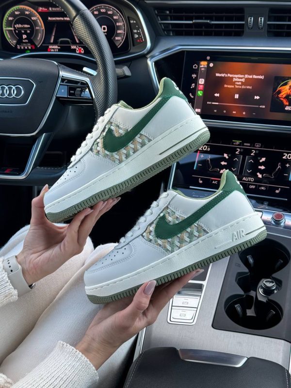 Nike Air Force 1 Light Grey Green - Зображення 8