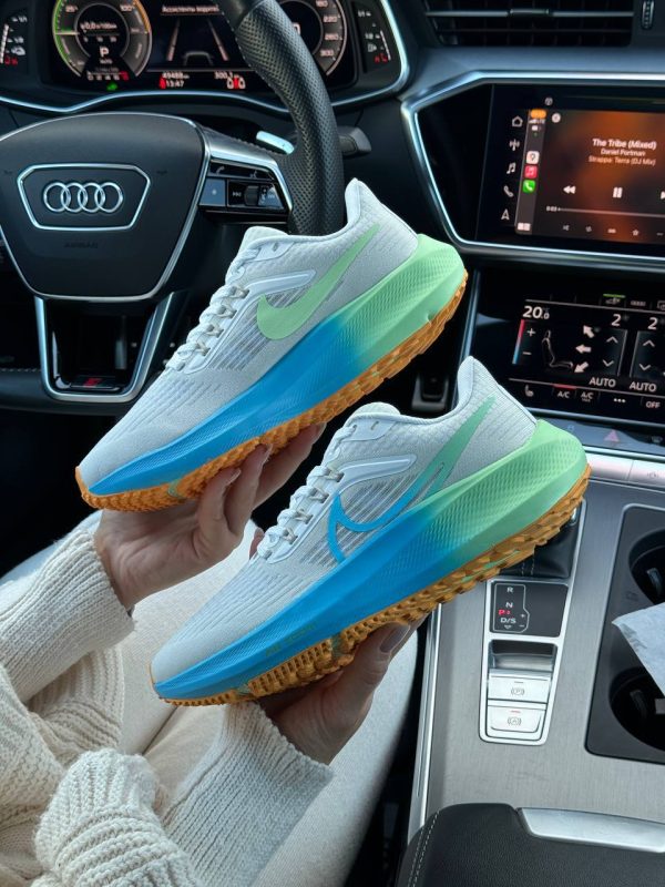 Nike Air Zoom Light Grey Blue Green - Зображення 8
