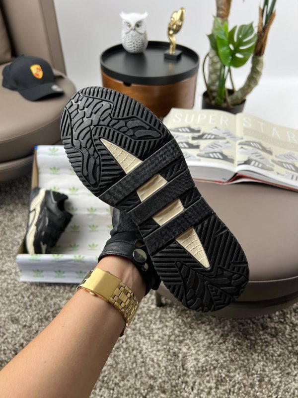 Adidas Originals Niteball M Black Beige Leather - Зображення 6