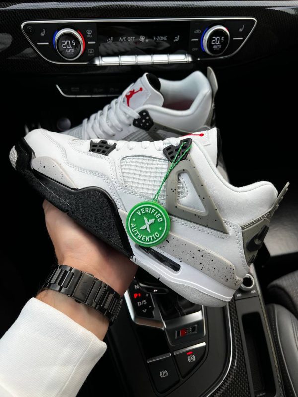 Nike Air Jordan 4 Retro White Cement - Зображення 2