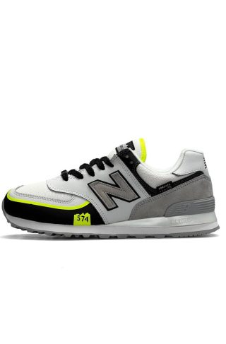 New Balance 574 TP2 White Yellow Neon